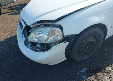 1999 Honda Civic Ex из США, поврежденный, VIN 1HGEJ8149XL022463